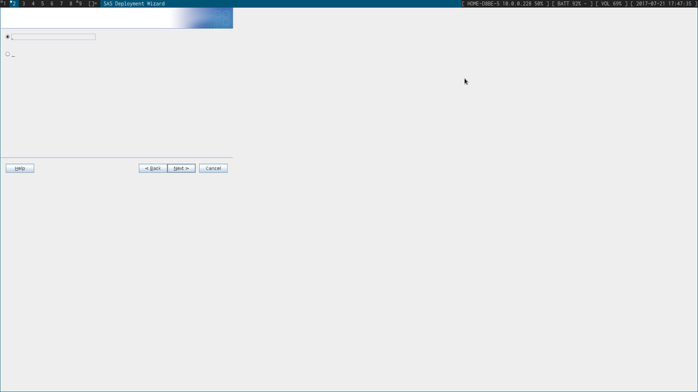 Page 2 of the Deployment Wizard Page 2 of the Deployment Wizard
