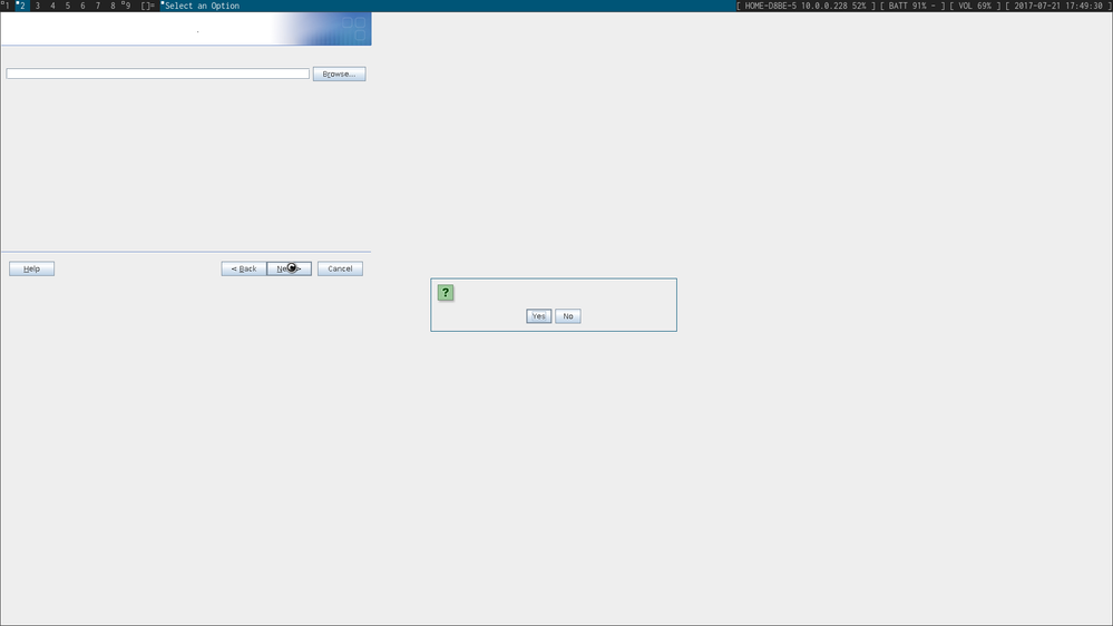 Fourth page of the Deployment Wizard Fourth page of the Deployment Wizard