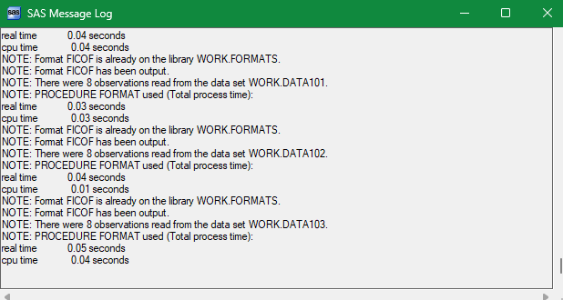 Mysterious SAS Message Log Window appears using SAS 9.4 Windows 11 ...
