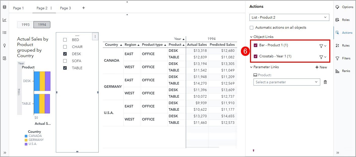 SAS Visual Analytics: How to add a filter to a report