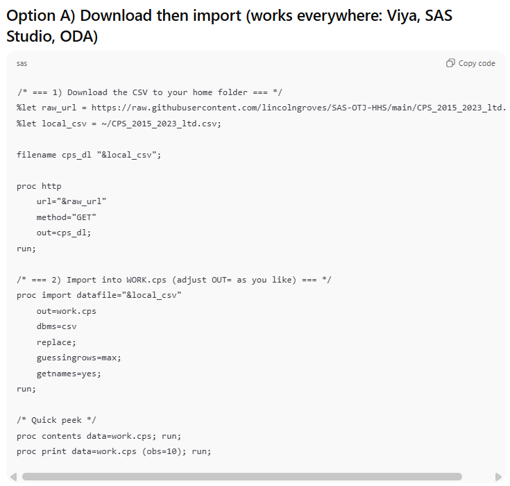 Use ChatGPT to help with the first iteration of code - SAS Support ...