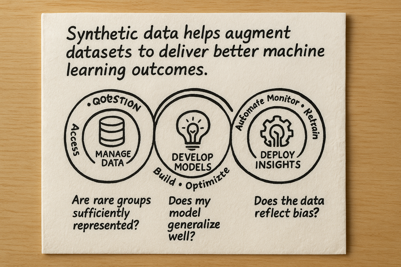Back of the napkin: How can synthetic data enhance machine learning ou ...