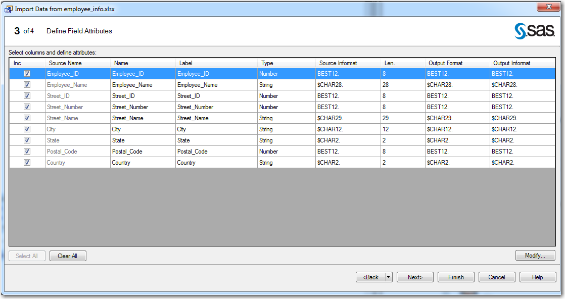 Solved reading Excel file into SAS OnDemand for Professinals SAS