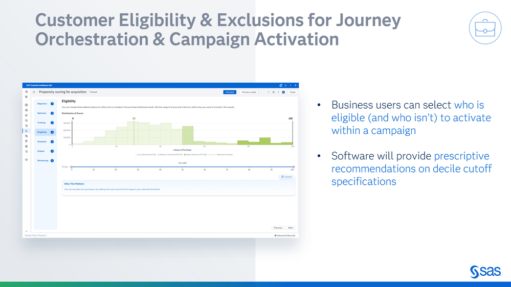 Image 19: Customer eligibility & exclusions for journey orchestration & campaign activation