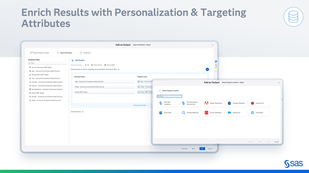 Image 20: Enrich Scoring Results with Personalization & Targeting Attributes