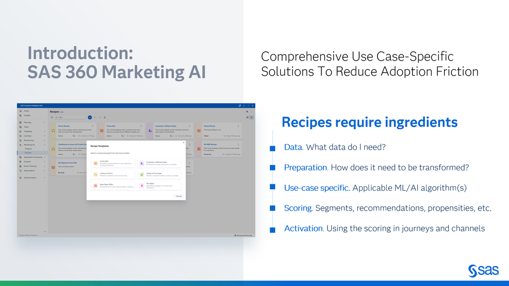 Image 1: Recipe-oriented use case solutions