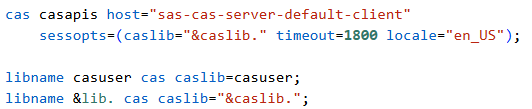 Creating CAS Session