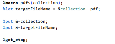 pdfs Macro Program - Defining target file and getting eTag