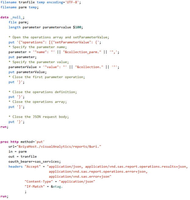 pdfs Macro Program - Changing the value of a parameter