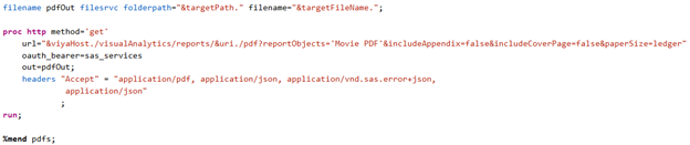 pdfs Macro Program - Exporting a PDF of a report