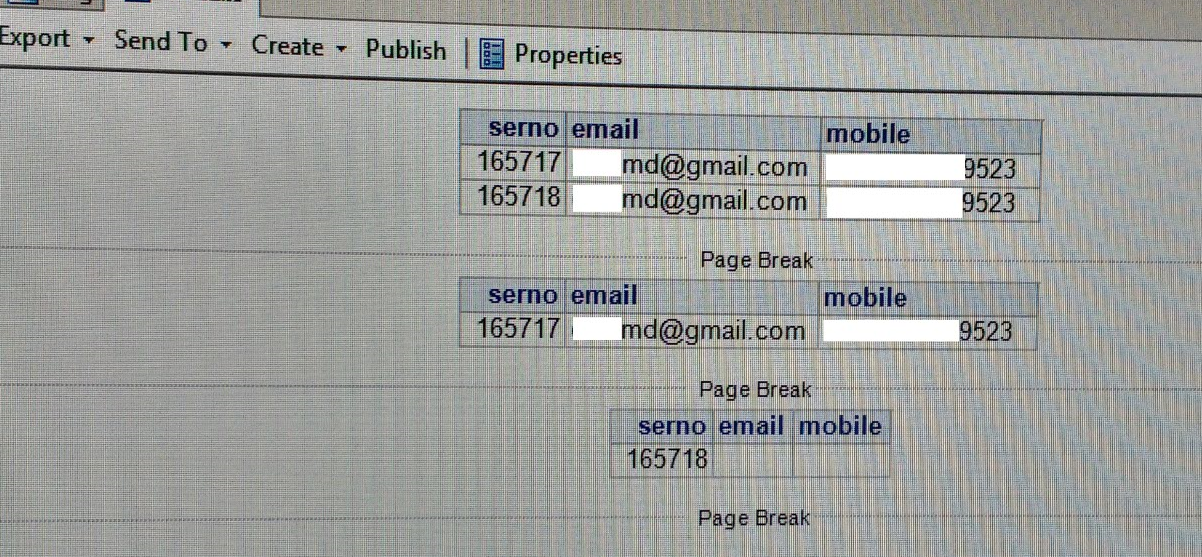 Solved Null Values Populated By Last Non Null Value While Fetching