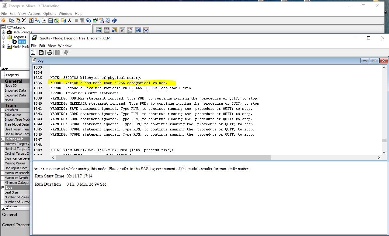 Solved SAS Enterprise Miner Decision Tree SAS Support Communities