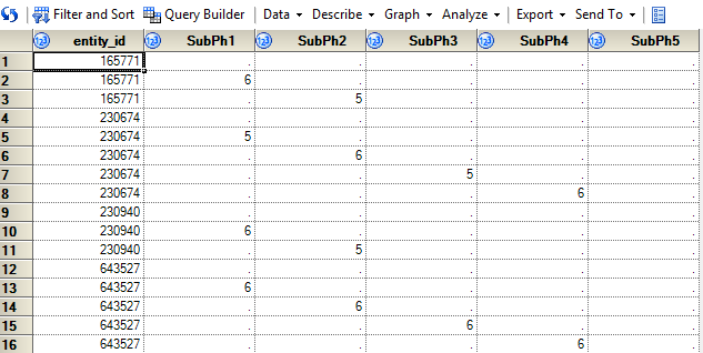 Solved: Collapse multiple records into one and combine column values ...