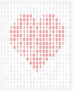 "Binary heart" by @Rick_SAS