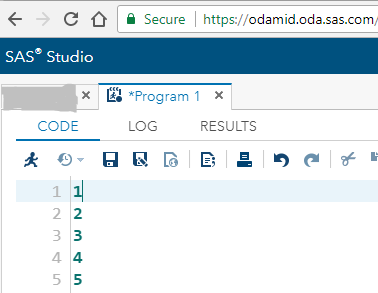 Scrolling In Sas Studio Code Window Sas Support Communities