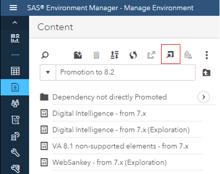 11-Import JSON file using SAS Environment Manager - VA 8.2