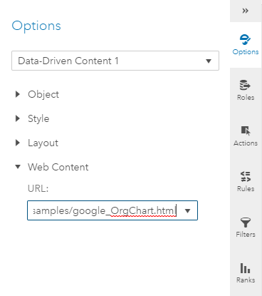 09-Setting Data-Driven Content URL in DDC object’s Options pane