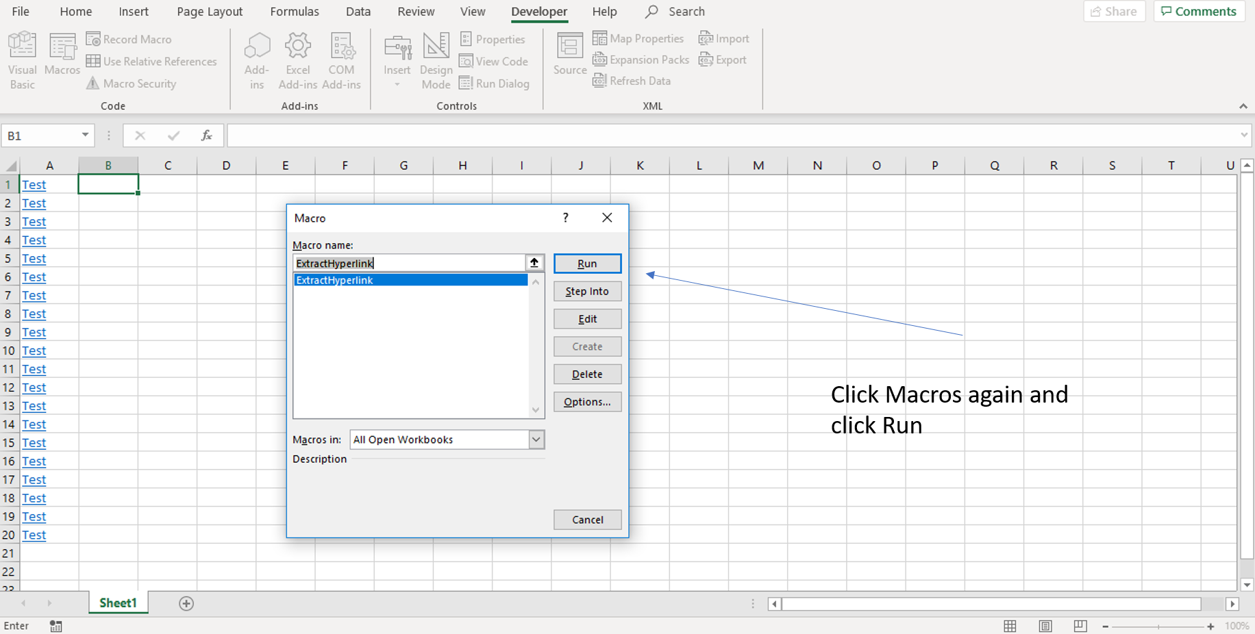 Solved Reading Excel hyperlinks and stroring them in a new column (SAS