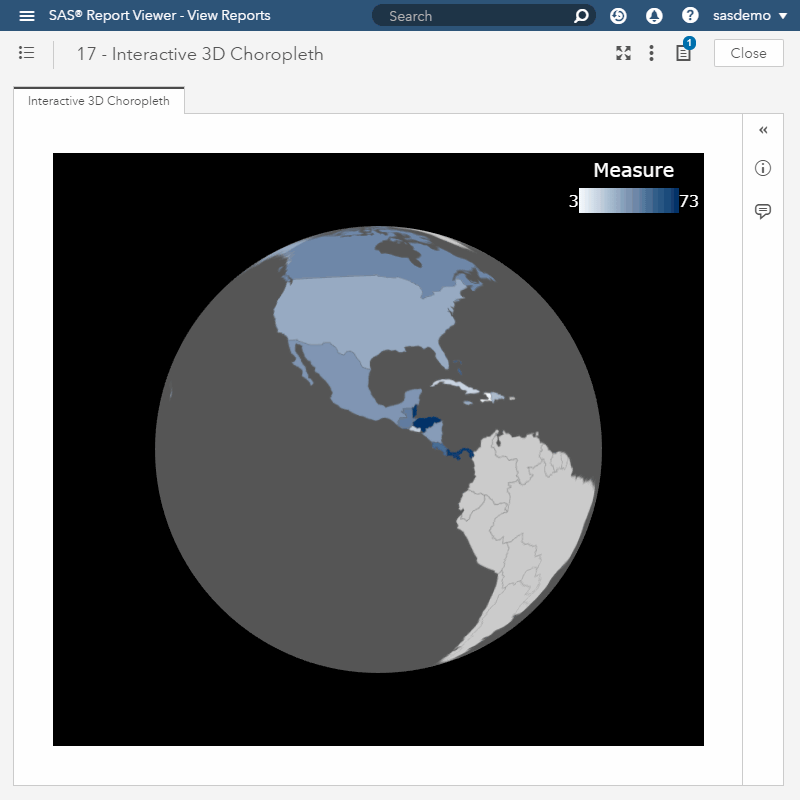 Interactive 3D Choropleth