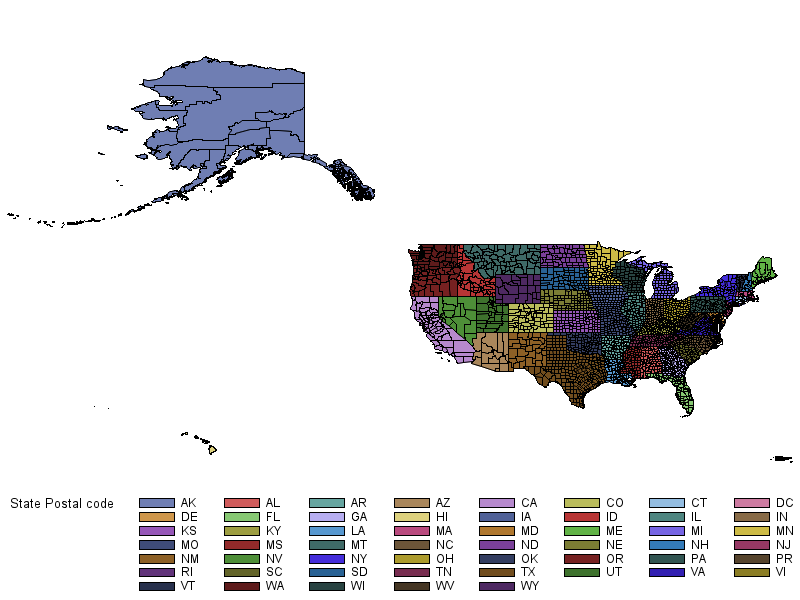 US States Heat Map including Territories - SAS Support Communities