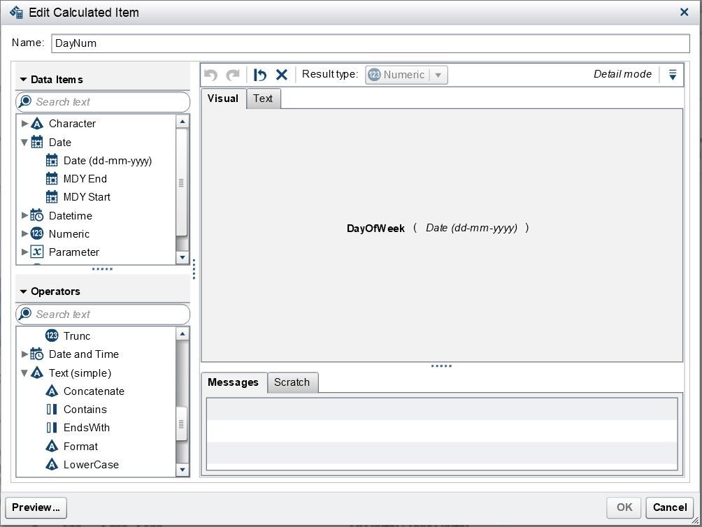 Change DayOfWeek (int) values to string (words) values - SAS Support ...