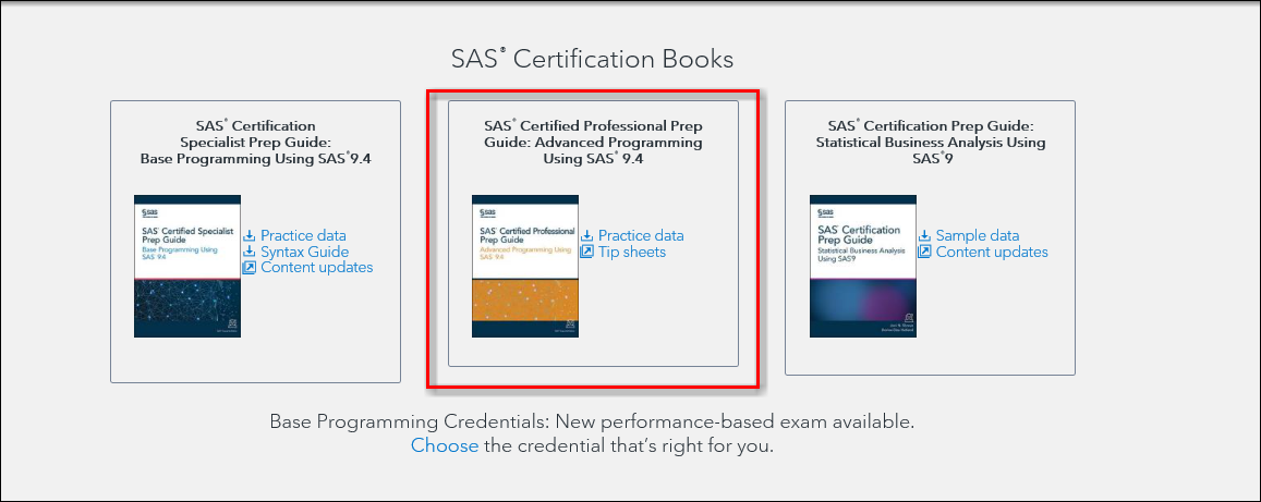 Sample data for SAS Advanced Programming Certification? - SAS