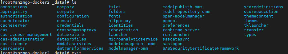 Figure 4. SAS Viya log directories