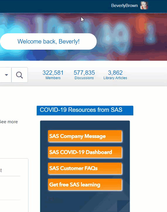 Where's the SAS Support Communities FAQ? SAS Support Communities