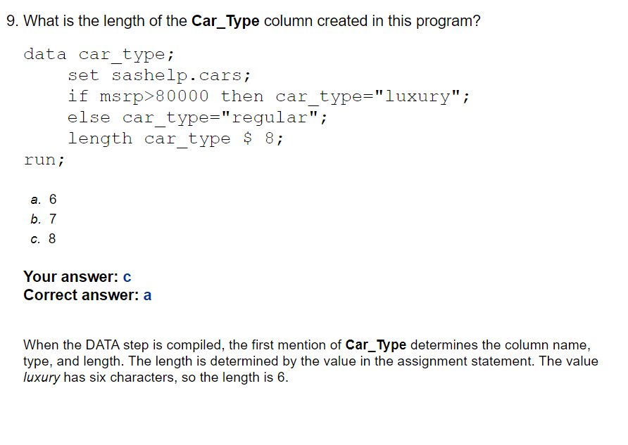 About the length of column SAS Support Communities