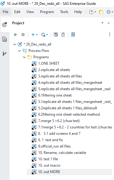 Solved: How to create a project arrangement in SAS Base like in SAS EG ...
