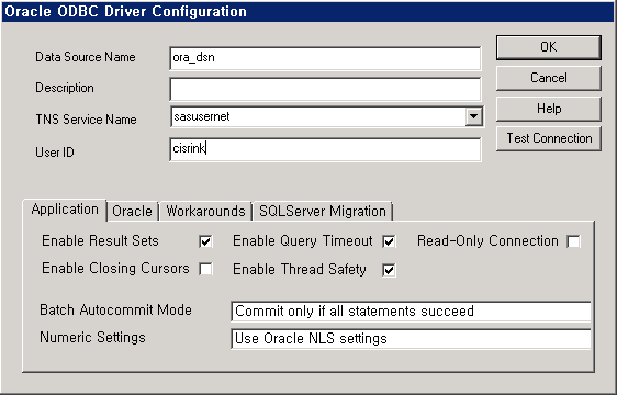 Sasaccess Interface To Odbc라이선스로 Oracle Db연결하는 방법 Sas Support Communities 6768