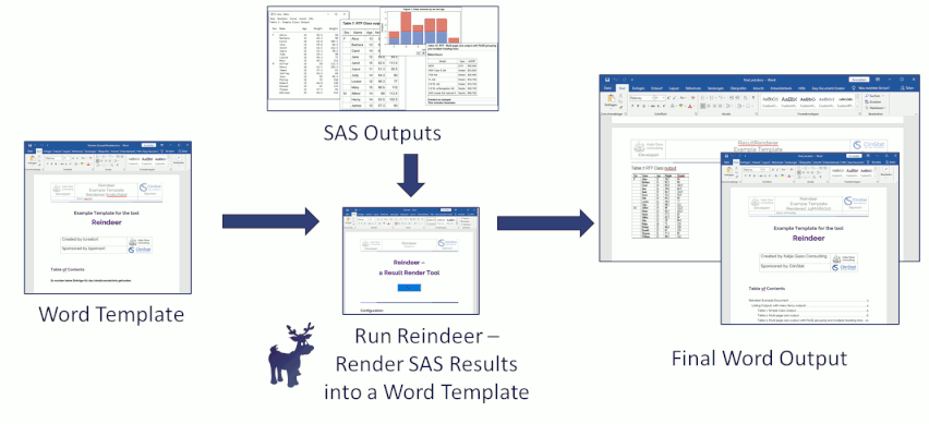 Figure 11: Process overview for tool Reindeer