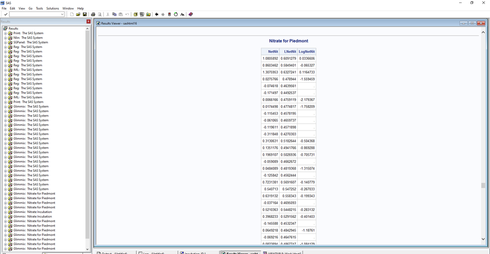 proc iml output