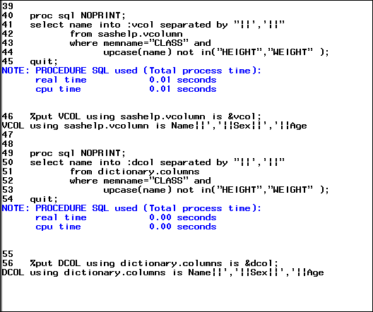 Solved: Extraction from SASHELP.VCLOUMN is hanging for long time - SAS ...