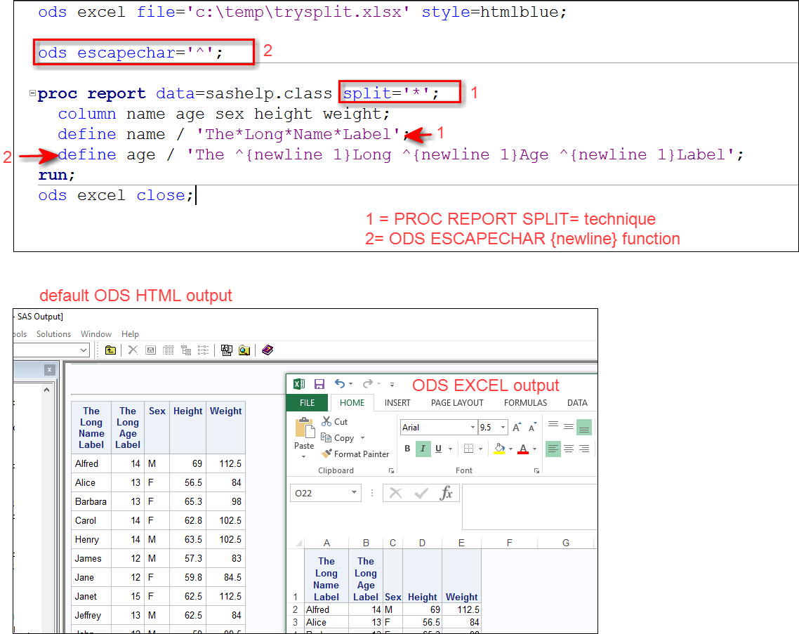 Line Not Wrapping In Ods Excel Sas Support Communities 0340