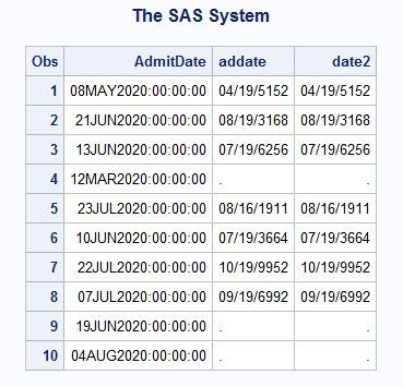 Changing data values with date formats not working properly and giving... -  SAS Support Communities