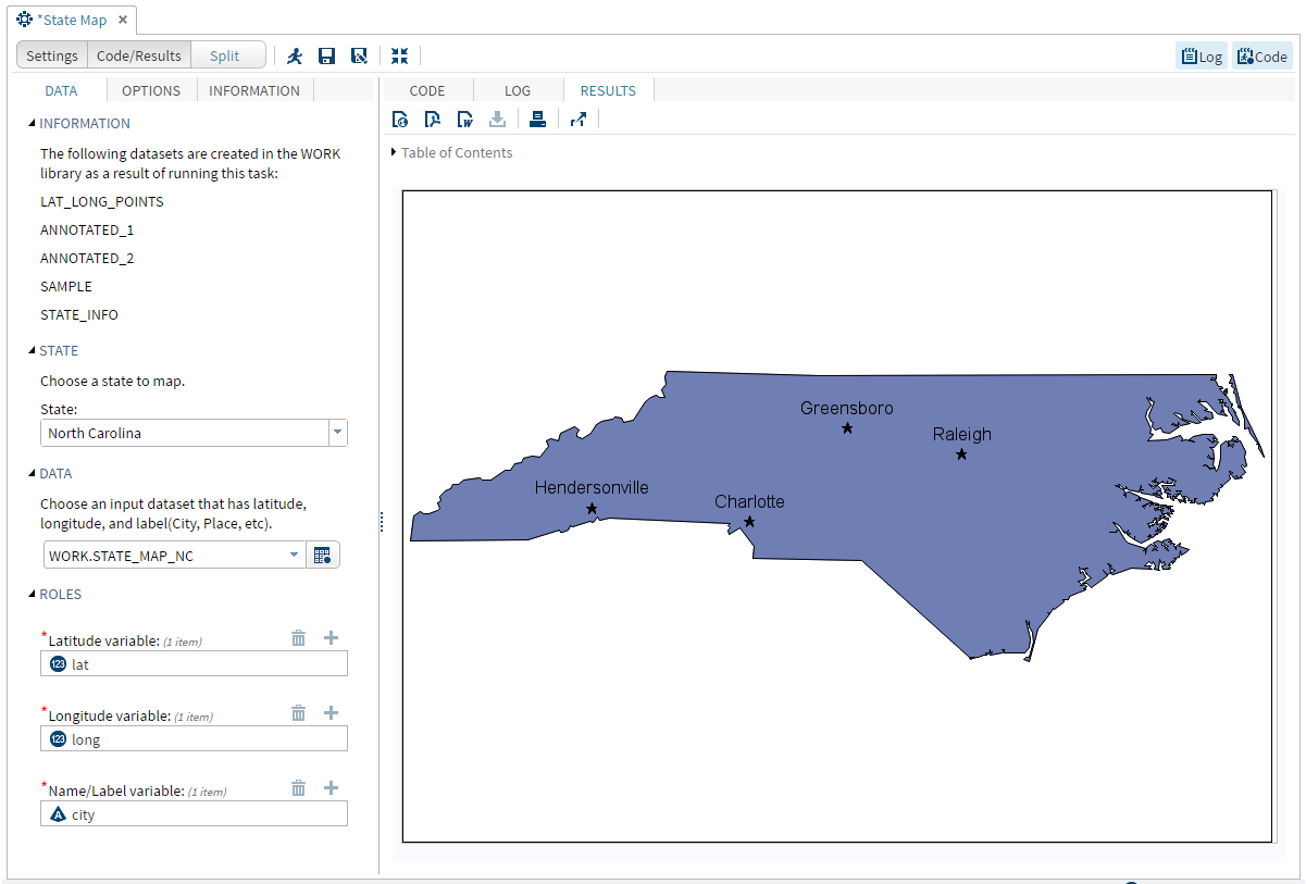 SAS Studio Custom Task Tuesday: State Map Using Proc GMAP