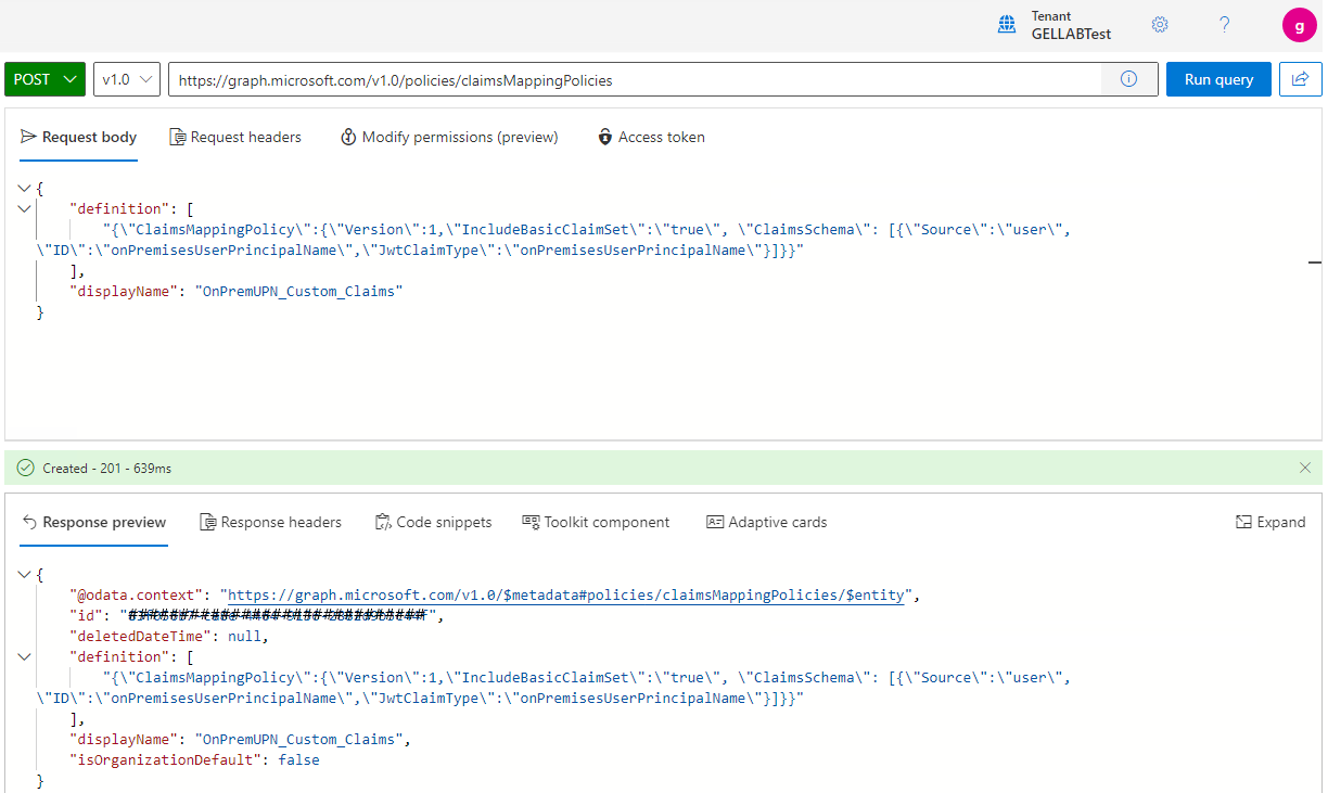 Azure Active Directory OIDC Custom Attributes