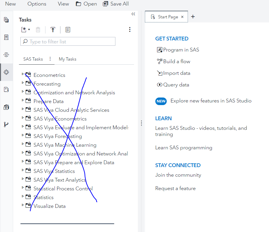 Hide/Delete predefined tasks in SAS Studio SAS Support Communities