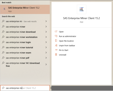 SAS® OnDemand for Academics SAS® Enterprise Miner® 15.2 installation d... -  SAS Support Communities