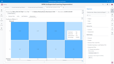 Image 11 - The Confusion Matrix in SAS