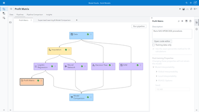 Image 20 - Using SAS HPDECIDE Procedure in Model Pipelining