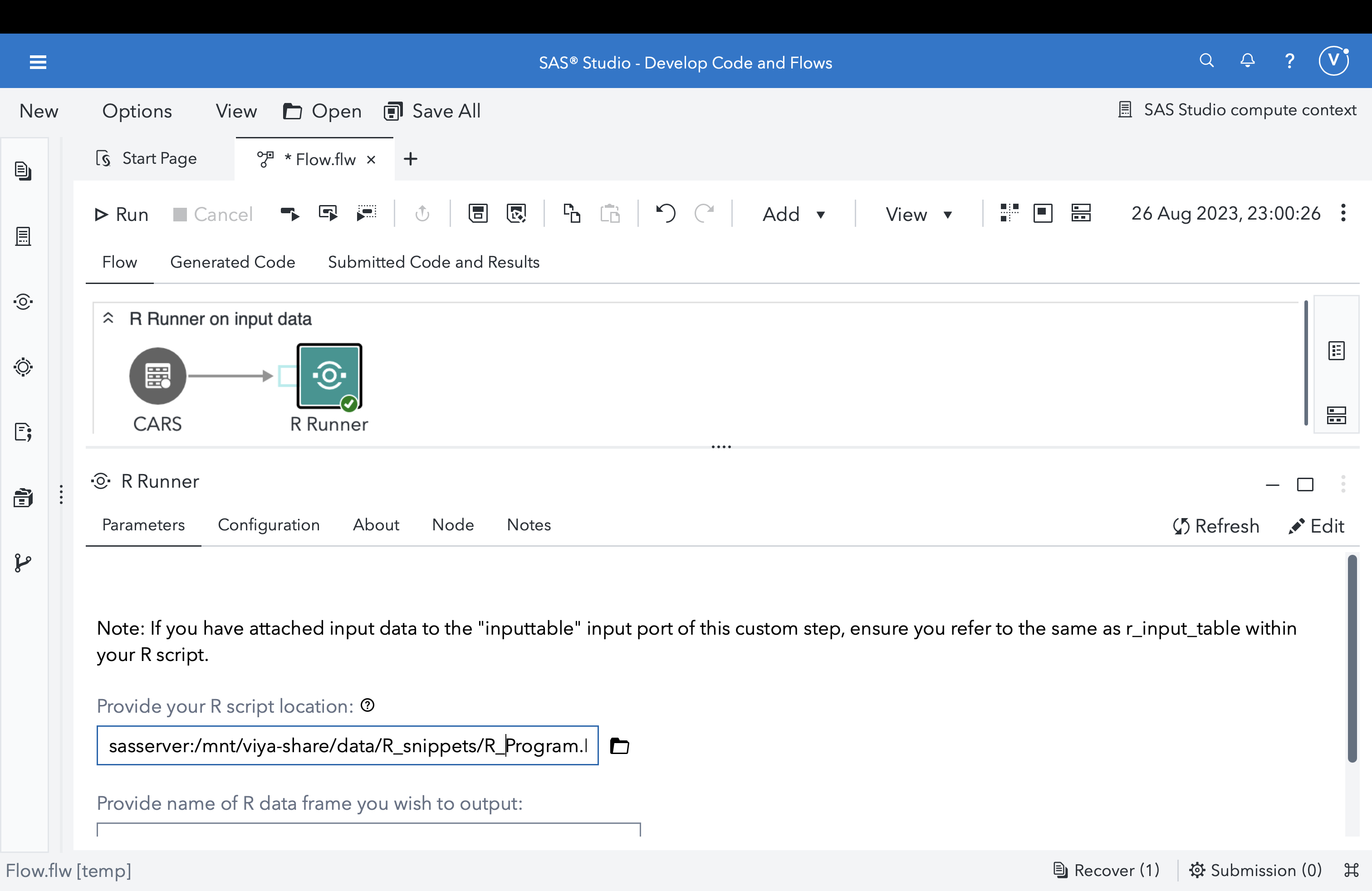R Runner: get from SAS to R through a Python tunnel - SAS Support ...
