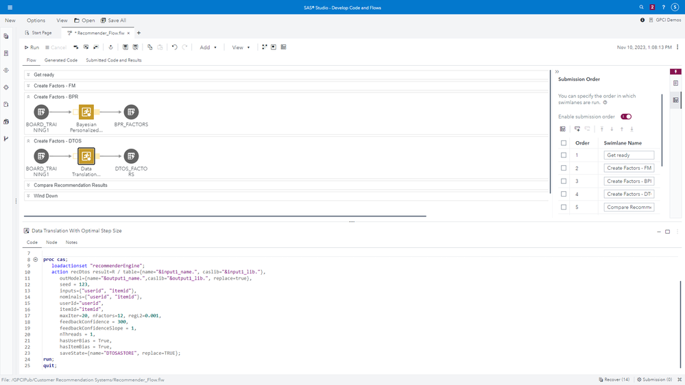 Image 6: SAS for Champion-Challenger Recommender Modeling