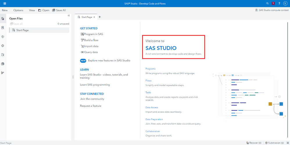 GitHub + SAS Studio Integration in SAS Viya for Learners 4 (VFL4) - SAS ...